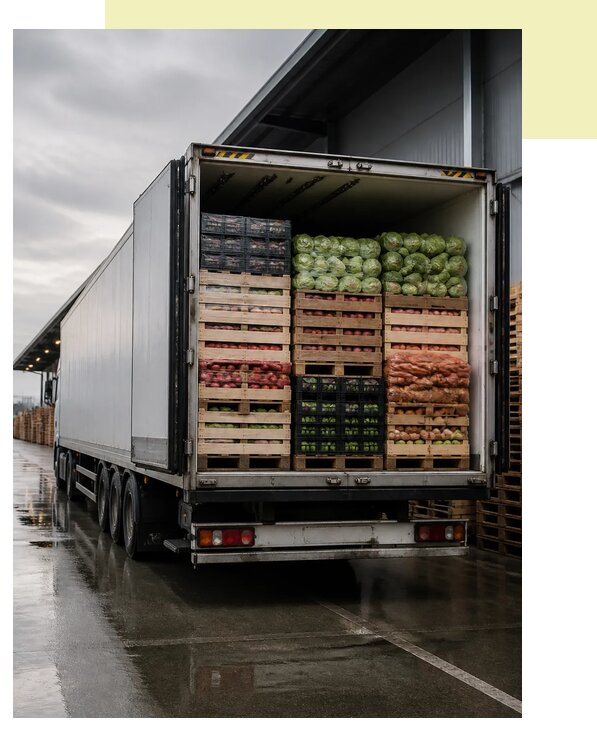 Перевозка плодоовощной продукции в Шадринск по цене от 5171 р. | Агросервис-Шдр